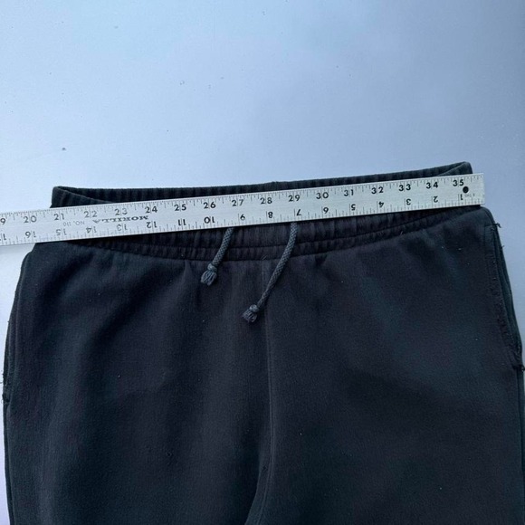 Vintage Black Lacoste sweatpants with embroidered logo - Picture 7 of 8